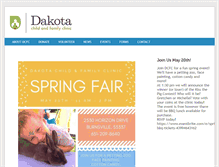 Tablet Screenshot of dakotachildandfamily.org